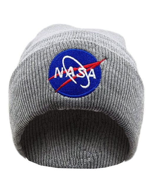 Skully Шапка с логотипом beanie NASA grey