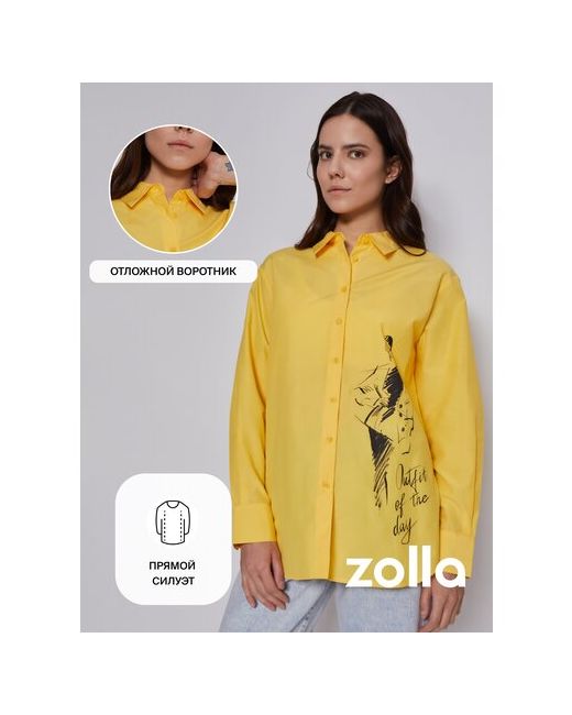 Zolla Рубашка с принтом размер XL