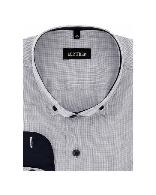 Berthier Рубашка длинный рукав BGT015409/Fit-Rb0-1 Полуприталенный силуэт Regular fit рост 174-184 размер ворота 45