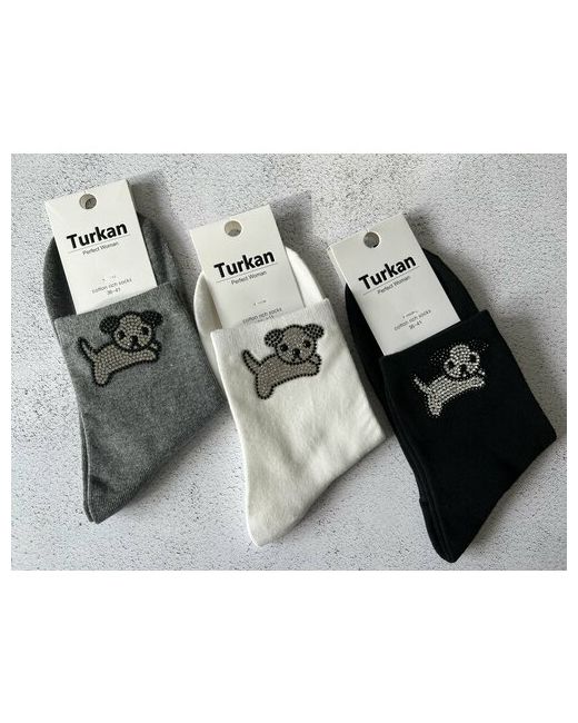 Turkan Комплект женских носков собачки 3 шт
