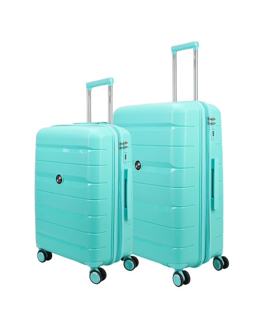 Ambassador Комплект чемоданов на колесах мятного цвета с расширением L M