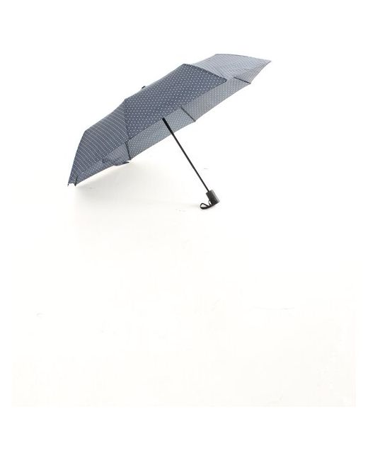 AltroMondo Зонт зонт полуавтомат 012 складной прочный стильный 8 спиц синий мелкий горошек