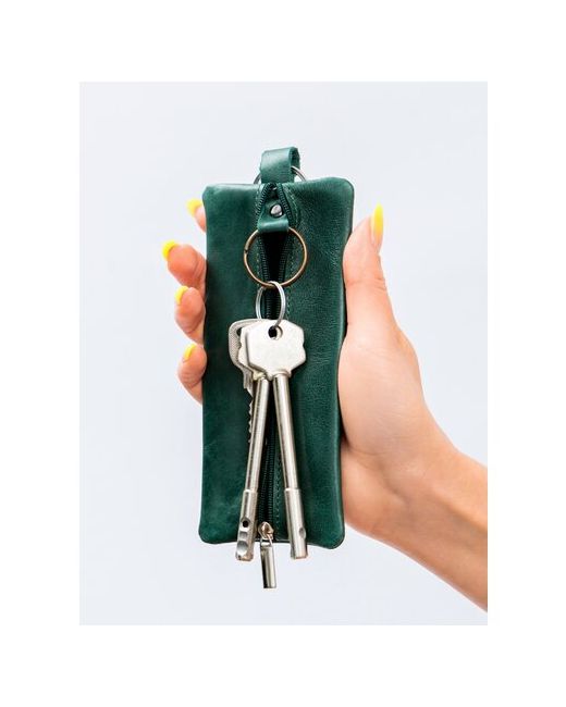 Awengo Ключница с карманом 16 см6 см Чехол для ключей кожаная ключница из натуральной кожи