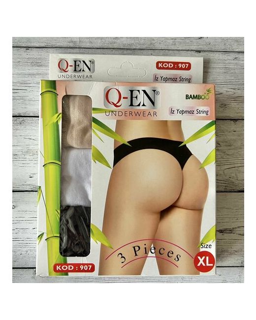 Q-En Комплект женских трусов 3шт размер XL