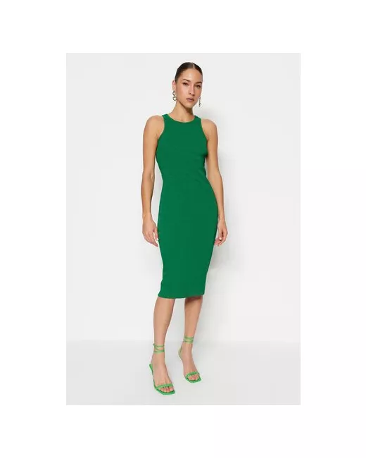 Trendyol Платье TWOSS23EL00805 размер S зеленый