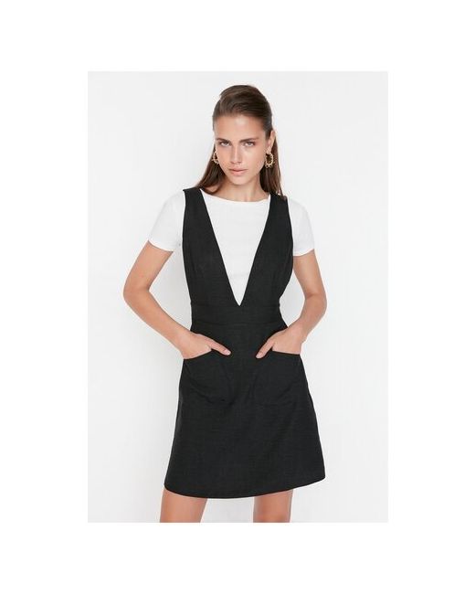 Trendyol Платье/сарафан TWOSS22EL3146 размер 36 черный