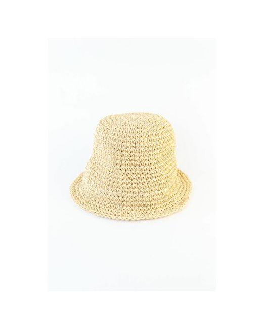 Carolon Соломенная шляпа мягкой формы светло-бежевый 56/58 размер