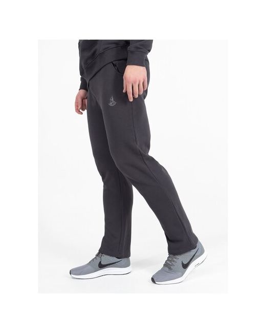 Великоросс Спортивные штаны графитового цвета без лампасов манжета. Плотный футер размер 40