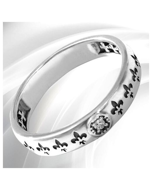 Vitacredo православное кольцо Богородичное ювелирное украшение с фианитом из серебра 925 ручной работы размер 19