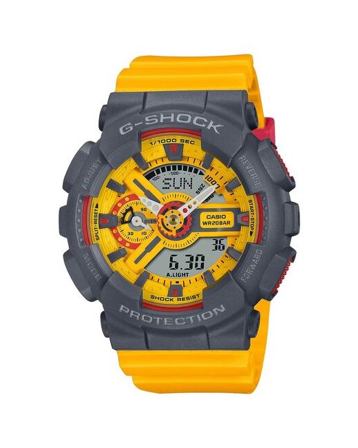 Casio Японские наручные часы G-SHOCK GMA-S110Y-9A с хронографом