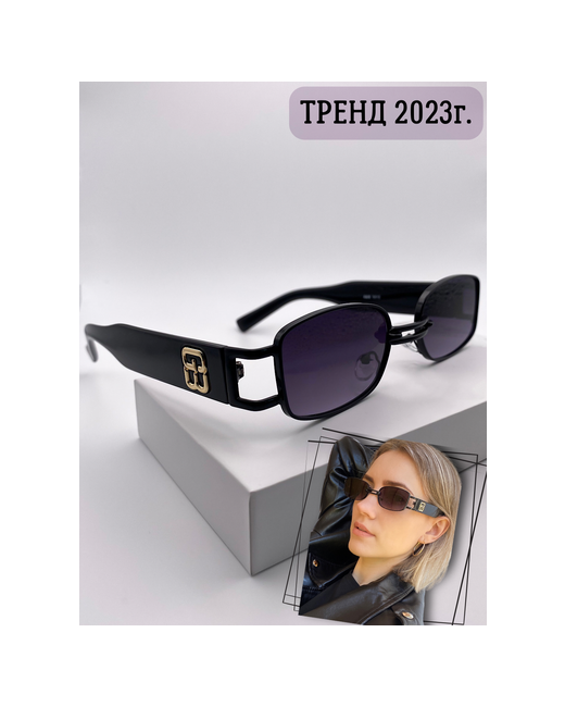 J&K Солнцезащитные брендовые очки/Узкие прямоугольные/Защита UV400