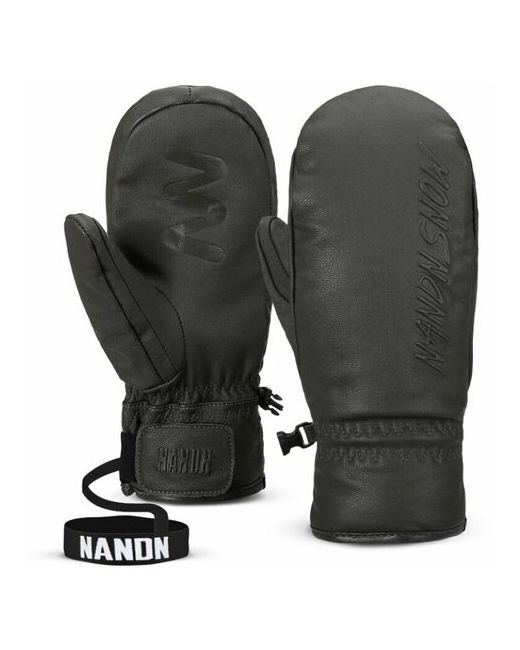 NandN Перчатки-варежки горнолыжные NS5026 Черно-