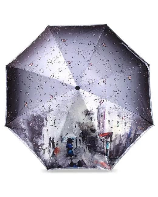 Popular зонт автомат компактный Paint 236-5 Violet