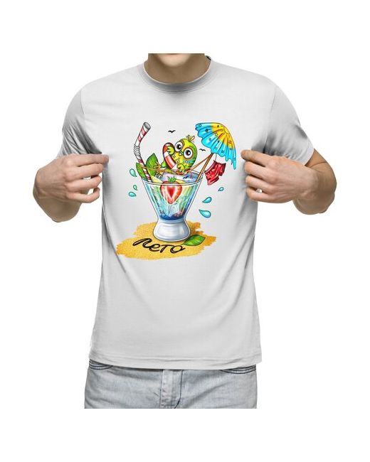 US Basic футболка Попугай в отпуске XL