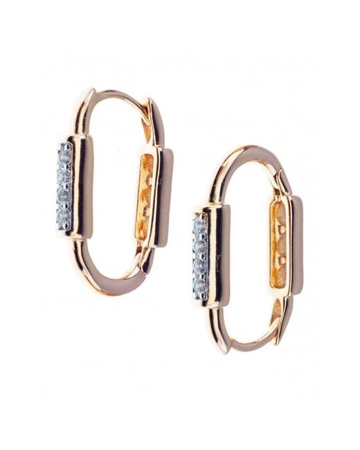 Xuping Jewelry Серьги кольца длинные бижутерия сережки под золото висячие в подарок