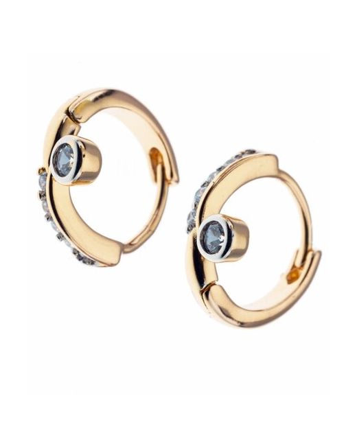Xuping Jewelry Серьги кольца под золото бижутерия сережки колечки в уши