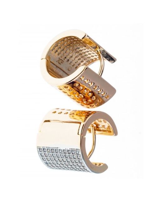 Xuping Jewelry Серьги кольца с фианитами бижутерия под золото серьги на вечер
