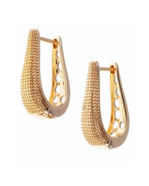 Xuping Jewelry Серьги длинные висячие бижутерия под золото сережки висюльки