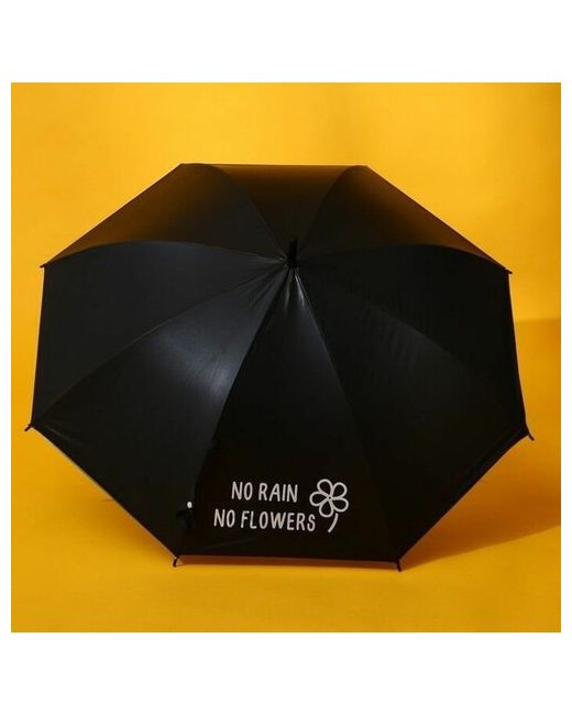 Ma.brand Зонт-трость NO RAIN FLOWERS 8 спиц d 90 см