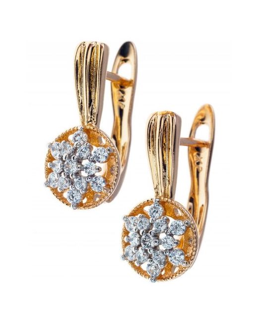 Xuping Jewelry Серьги классические ксюпинг бижутерия сережки с фианитами для девочек