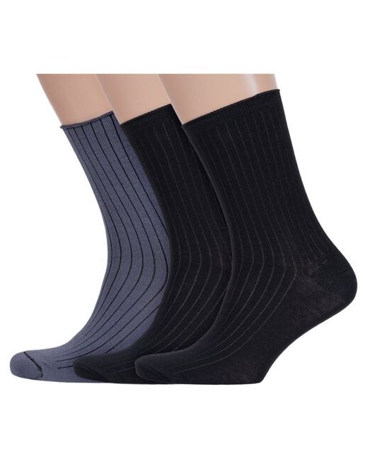 Альтаир Комплект из 3 пар носков с ослабленной резинкой 1 размер 25 41
