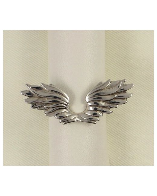 BestGold Серебряное кольцо Крылья размер 17.5
