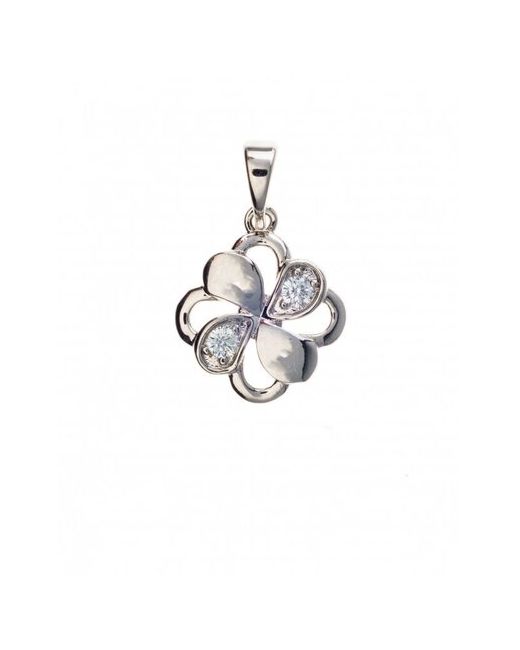 Xuping Jewelry Кулон на шею подвеска цепочку бижутерия цветочек с фианитами под серебро x320233-07