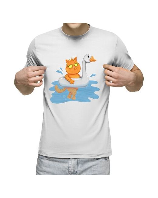 US Basic футболка Кот пловец M