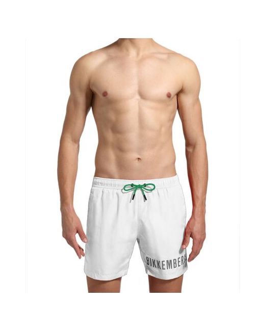 Bikkembergs Плавки-шорты Swim Shorts Stowable White Размер L