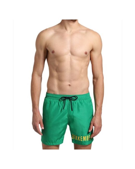 Bikkembergs Плавки-шорты Swim Shorts Stowable Green Размер L