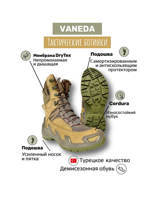 Vaneda Тактические ботинки военные