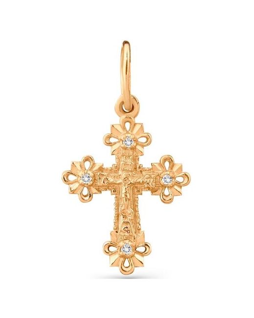 Tutushkin Jeweler Крест православный золото 585 проба с бриллиантами Подвески