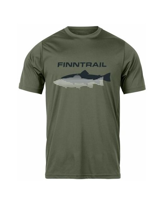 Finntrail Футболка SHADOW FISH Khaki S