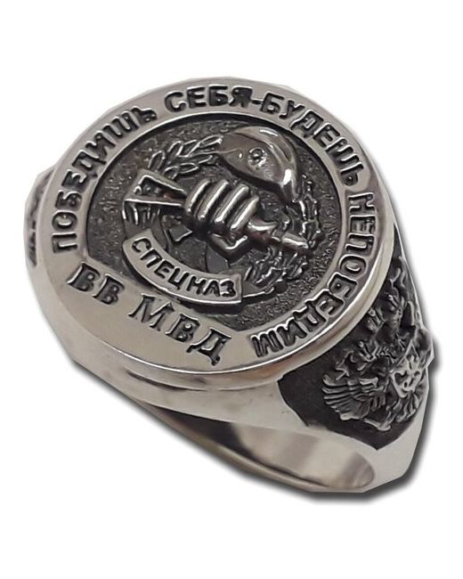 Tutushkin Jeweler Кольцо ВВ МВД из серебра 925 пробы