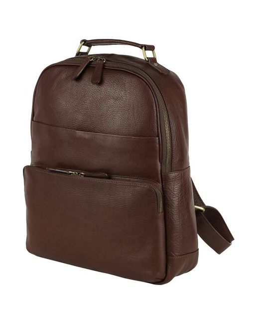 Bufalo Большой городской рюкзак из кожи растительного дубления BPJ-22Big коричневого цвета