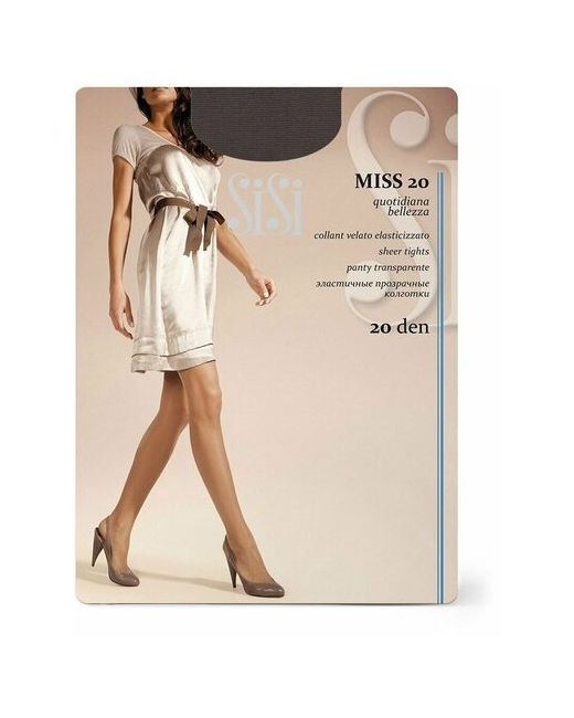 Sisi Колготки классические Miss 20 набор 2 шт. размер IV moka