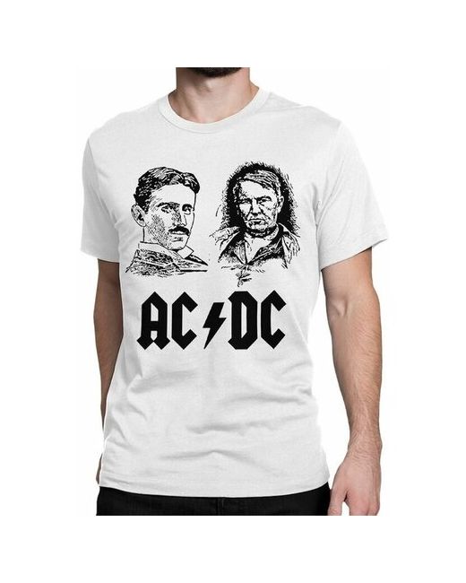 Dream Shirts Футболка DreamShirts AC/DC Тесла и Эдисон 3XL