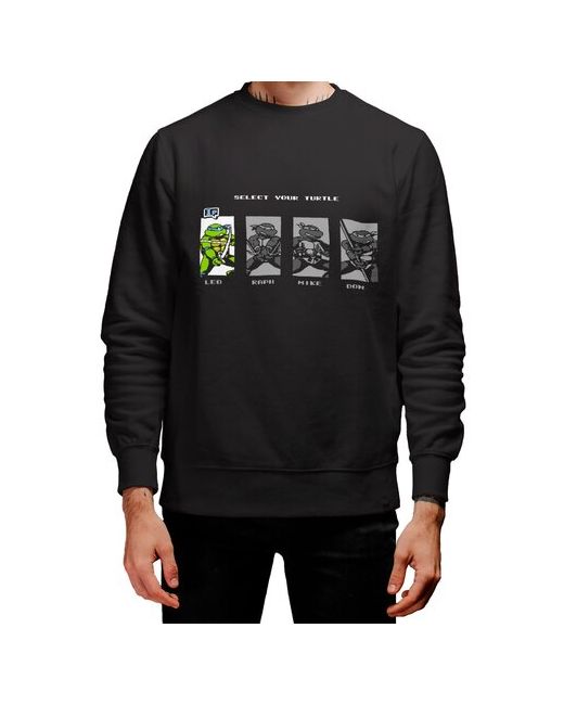Roly свитшот Черепашки ниндзя на денди Dendy 8 bit XL черный
