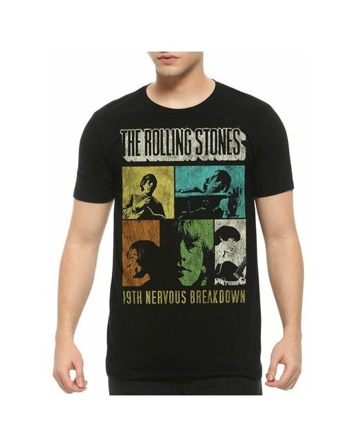 Dream Shirts Футболка DreamShirts The Rolling Stones Nervous Breakdown Черная S