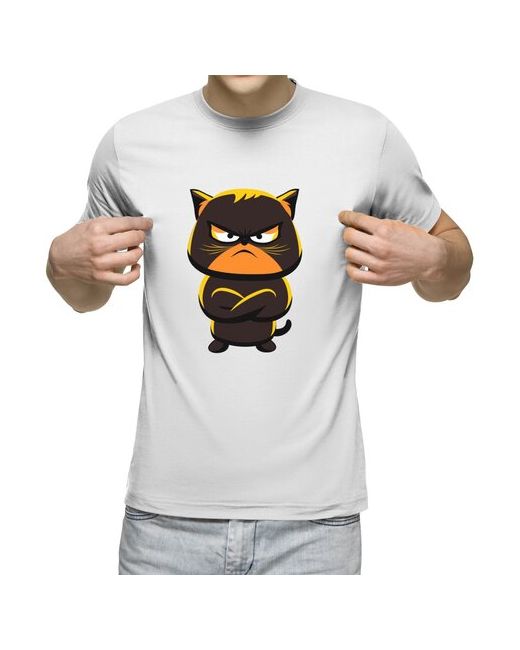 US Basic футболка Злой кот. Смешной принт M