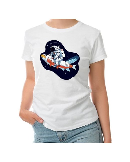 Roly футболка Космонавт на рыбе XL темно-