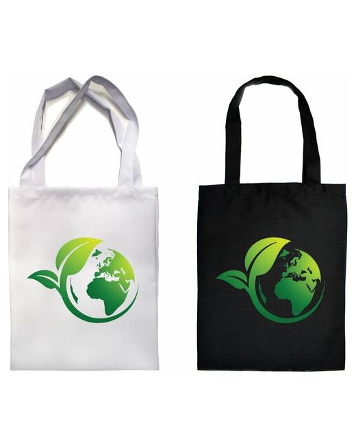Мега Принт Шоппер парные сумки эко экология eco 2 Штуки 3