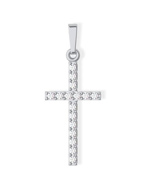 Pokrovsky Jewelry Подвеска серебро с бесцветными фианитами 0800238-00775