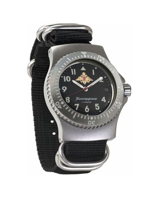 Восток наручные часы Командирские 280937-black нейлон