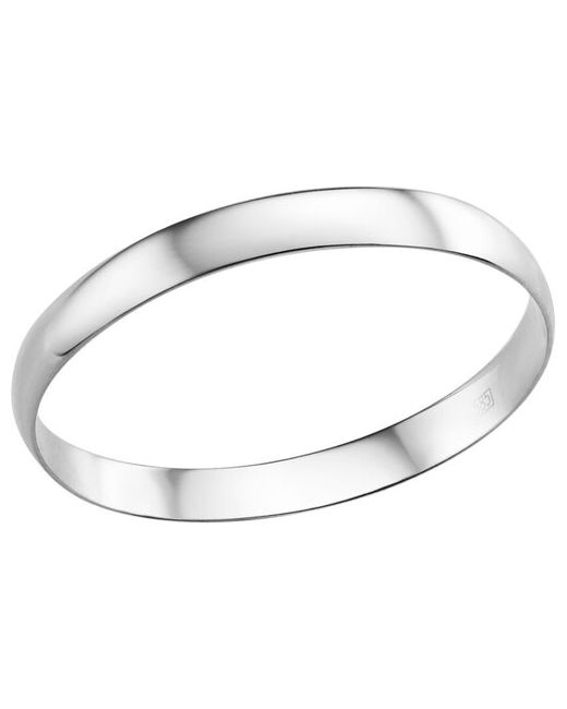Bassco Обручальное кольцо из родированного серебра 925/19 размер