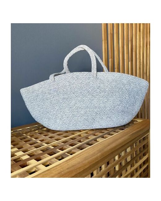 Blagora Сумка шоппер плетеная из джута хозяйственная сумка корзинка пляжная тоут