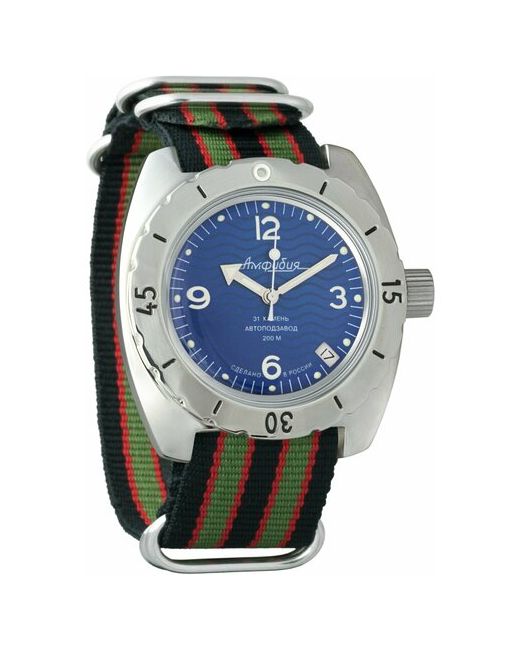 Восток наручные часы Амфибия 150346-multicolor нейлон мультиколор