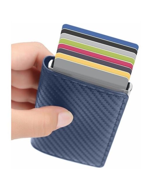 Baellerry Кредитница кошелек Carbon с RFID-защитой визитница картхолдер органайзер для карт