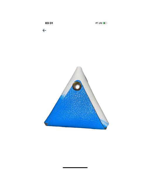 Ручная работа Монетник Пирамидка 99 см голубой-