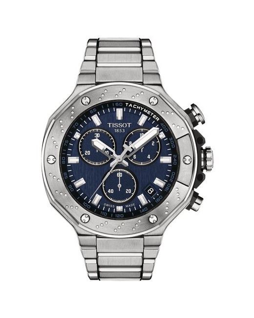 Tissot швейцарские часы-хронограф T-Race Chronograph 2022 T141.417.11.041.00 T1414171104100 с гарантией
